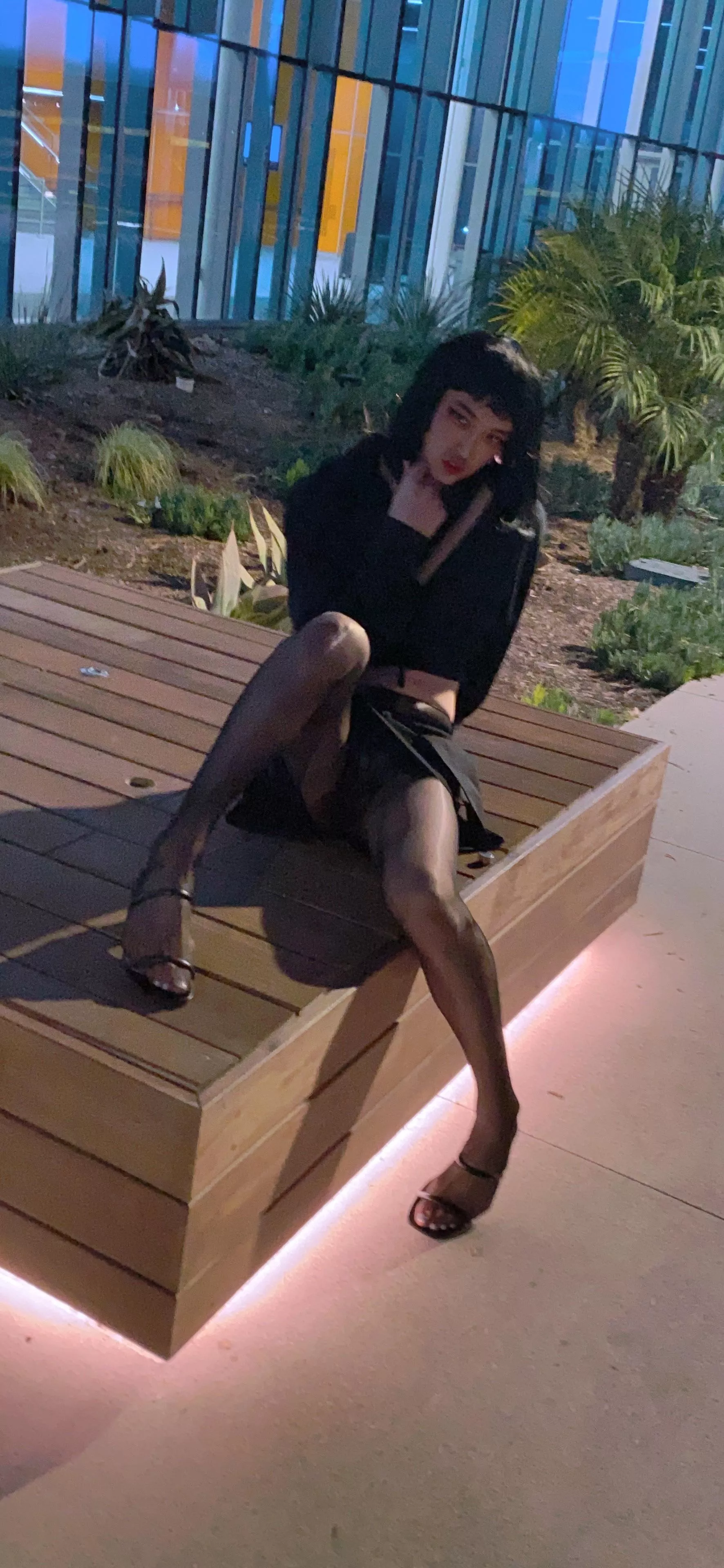 Oops, like the view daddy?