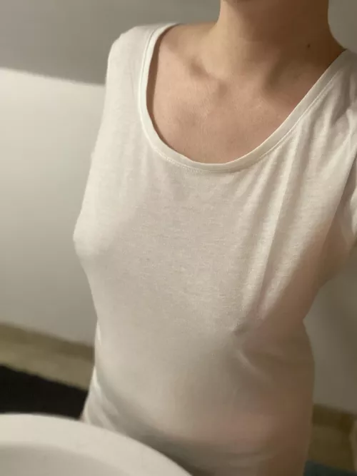 Oops my bra fell off