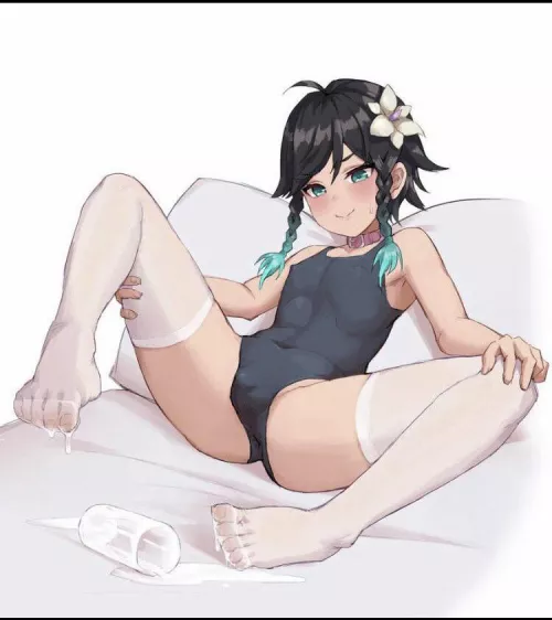 Oops! Spilled on the bed