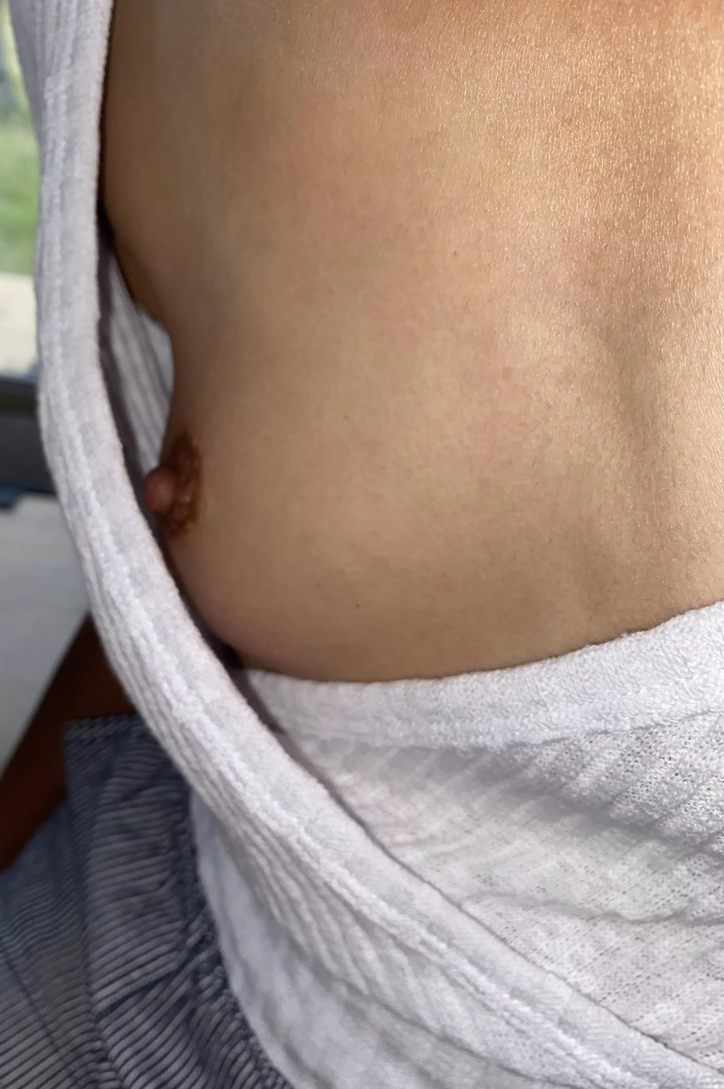 Opps my top flaps open sometimes . Did you notice ?