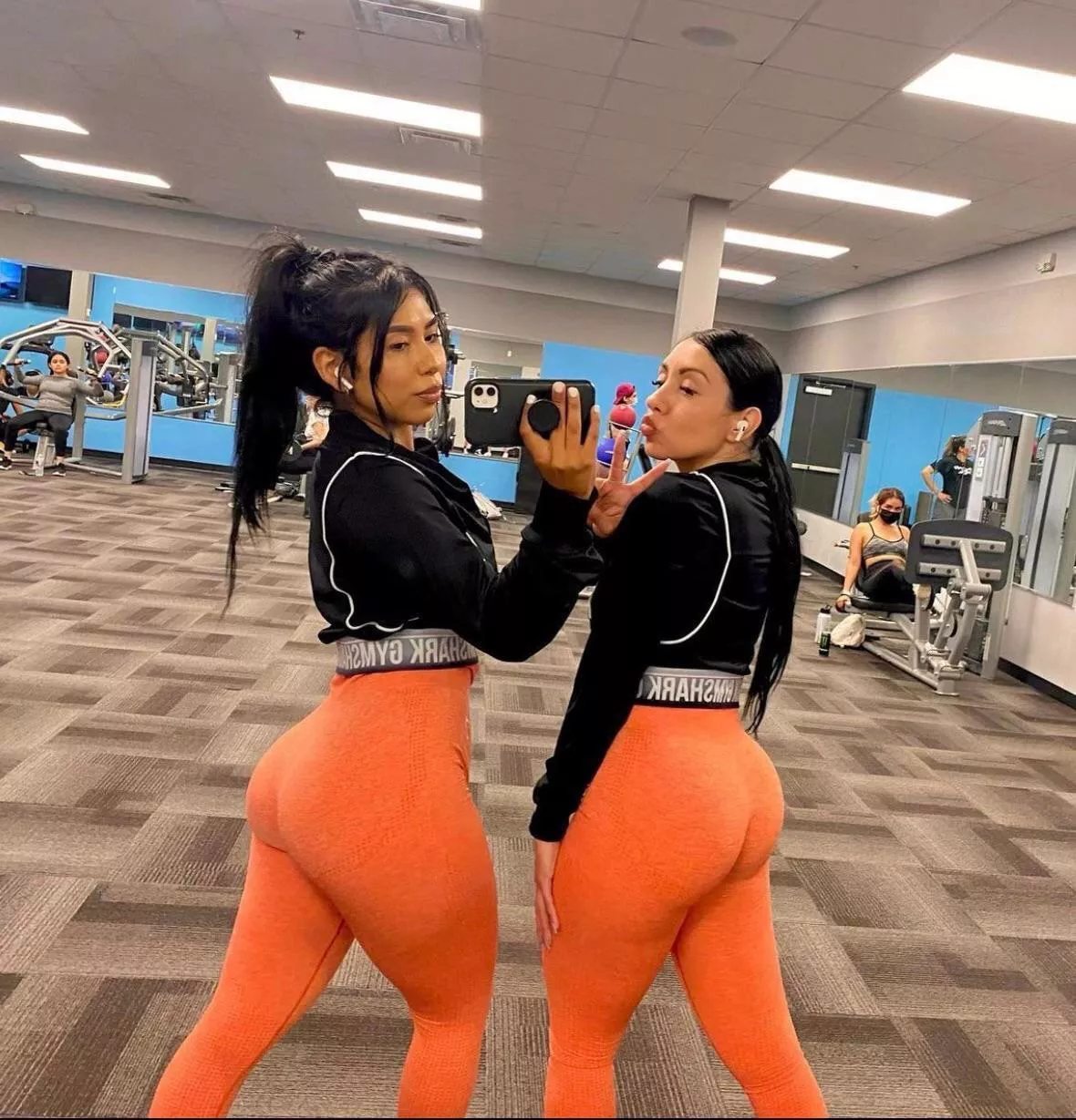 Orange leggings Orange leggings