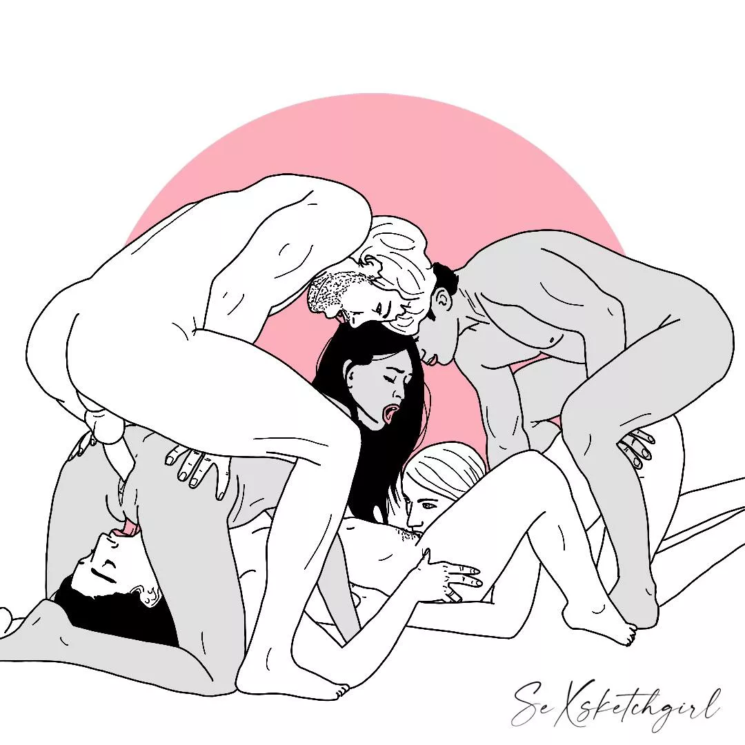 Orgy (by Sexsketchgirl) Orgy (by Sexsketchgirl)