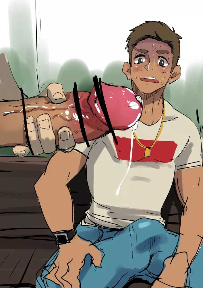 [Original Creation] (Seiji) Well it's atleast easier to say that he's not freaked out judging from that massive bulge...