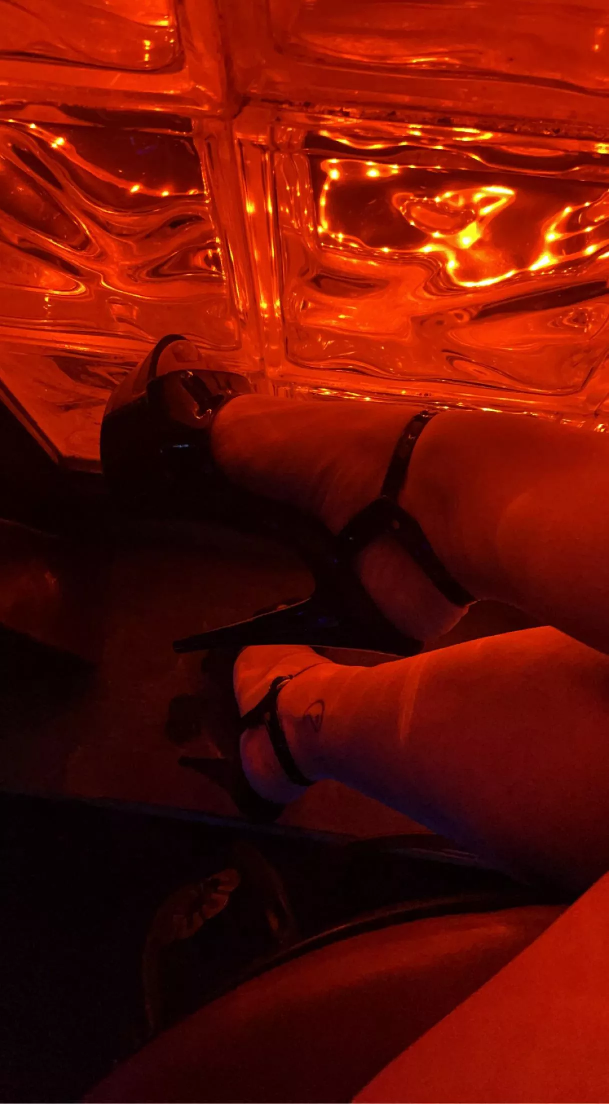 Out and about wearing my pleasers. Out and about wearing my pleasers.
