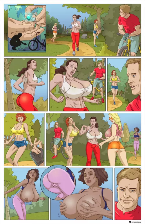 Out For a Bouncy Jog (BE, beautification, ass expansion)