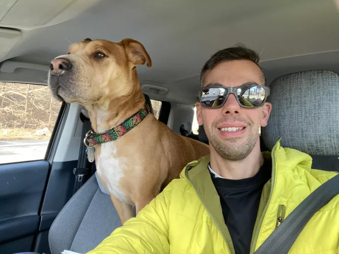 Out for a ride on this cold sunny day