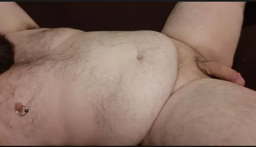 Out of the shower and relaxing for the evening