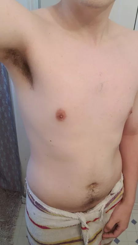 Out of the shower, now time to get cozy in bed π