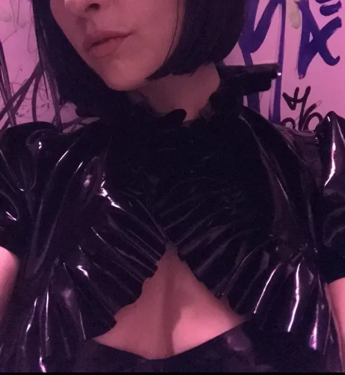 Out on a fetish club. 😊✨🖤