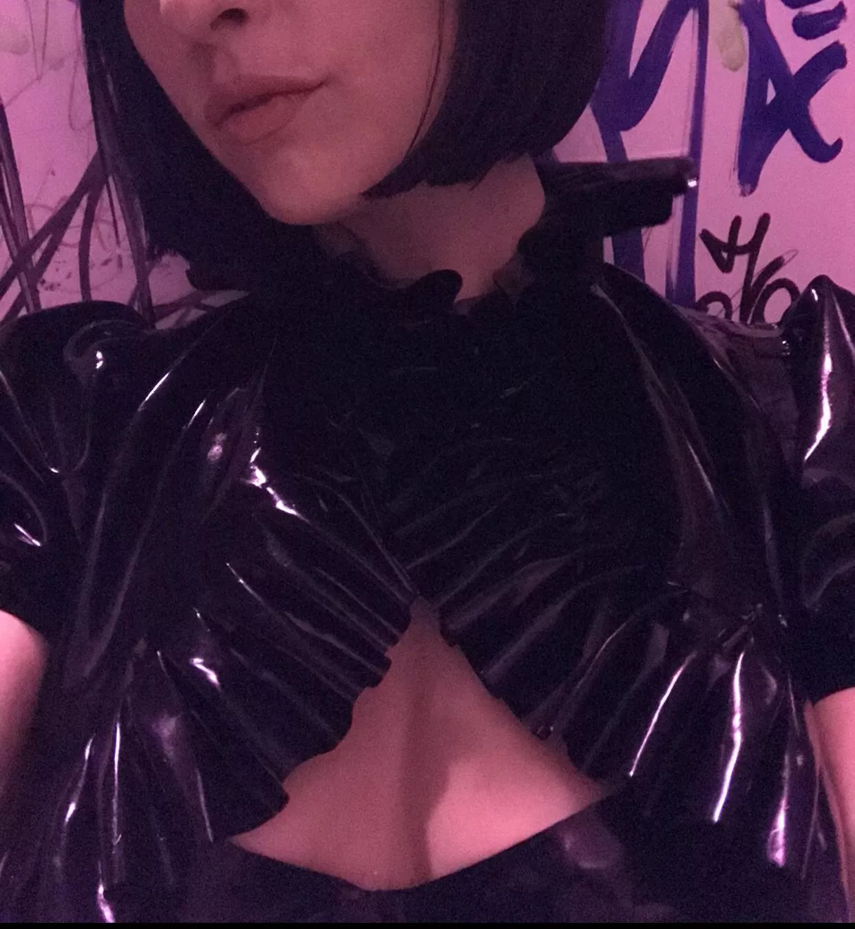 Out on a fetish club. 😊✨🖤