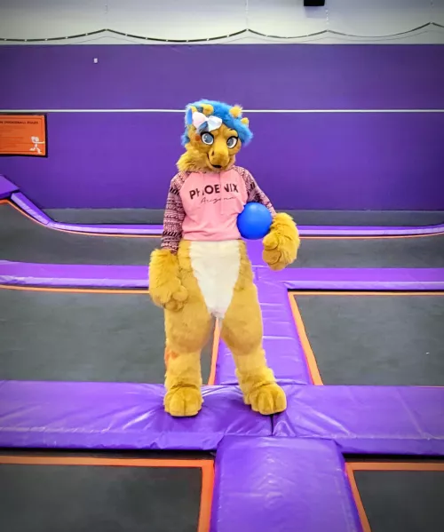 Out training for the fursuit games 💪😤