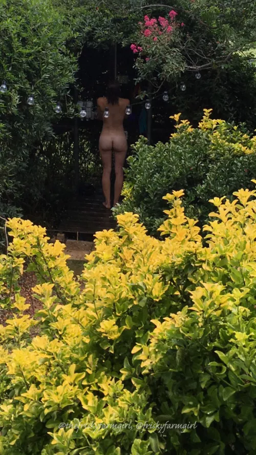 Outdoor showers are the best Outdoor showers are the best