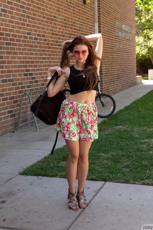 Outside