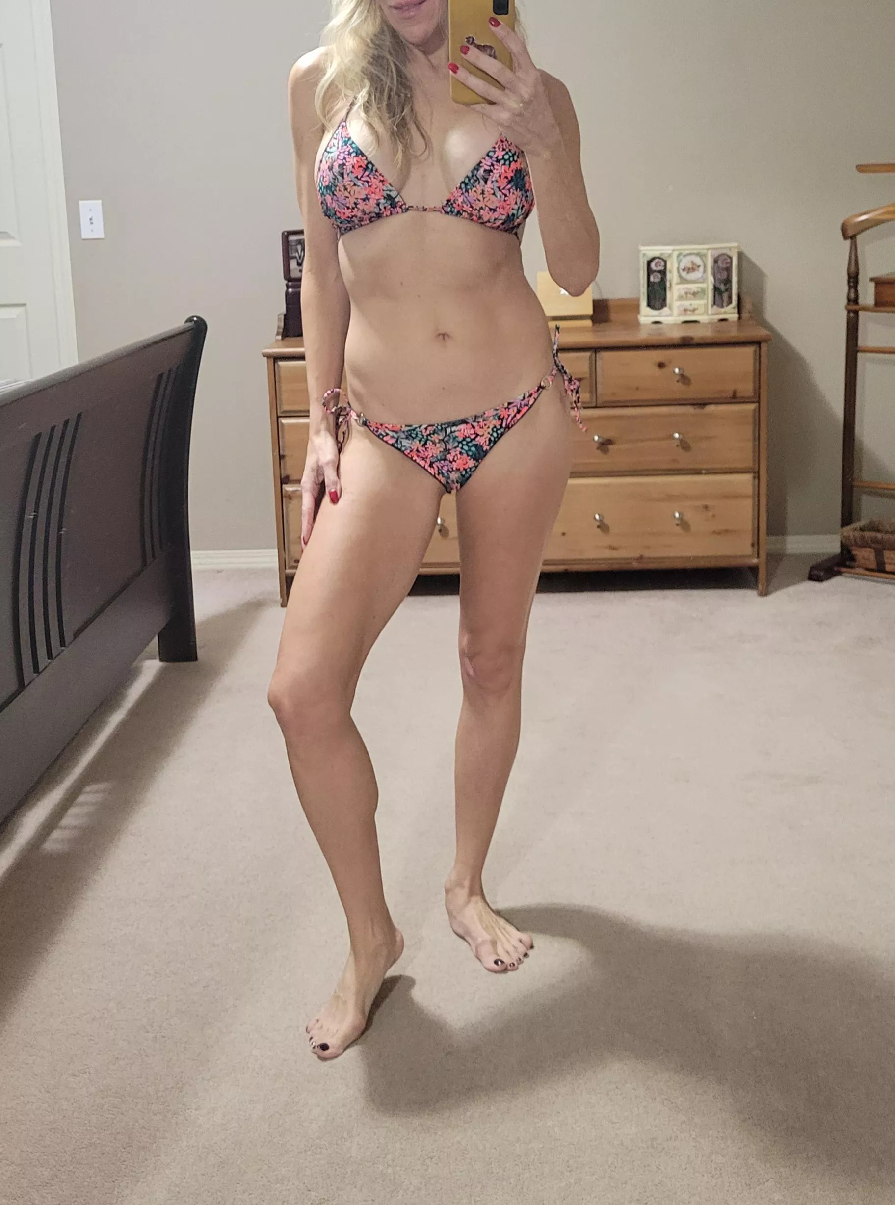 Over 50 (f) and leaving something to the imagination.