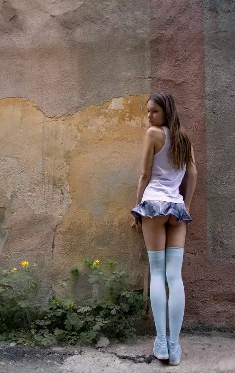 Over knee and favorite skirt