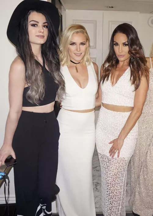 Paige, Renee Paquette, Brie Bella Paige, Renee Paquette, Brie Bella
