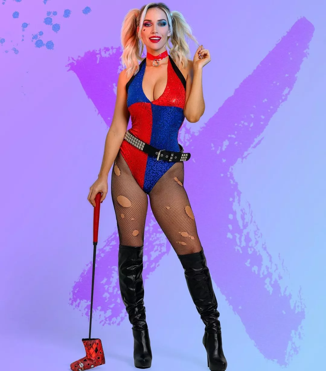 Paige Spiranac as Harley Quinn Paige Spiranac as Harley Quinn