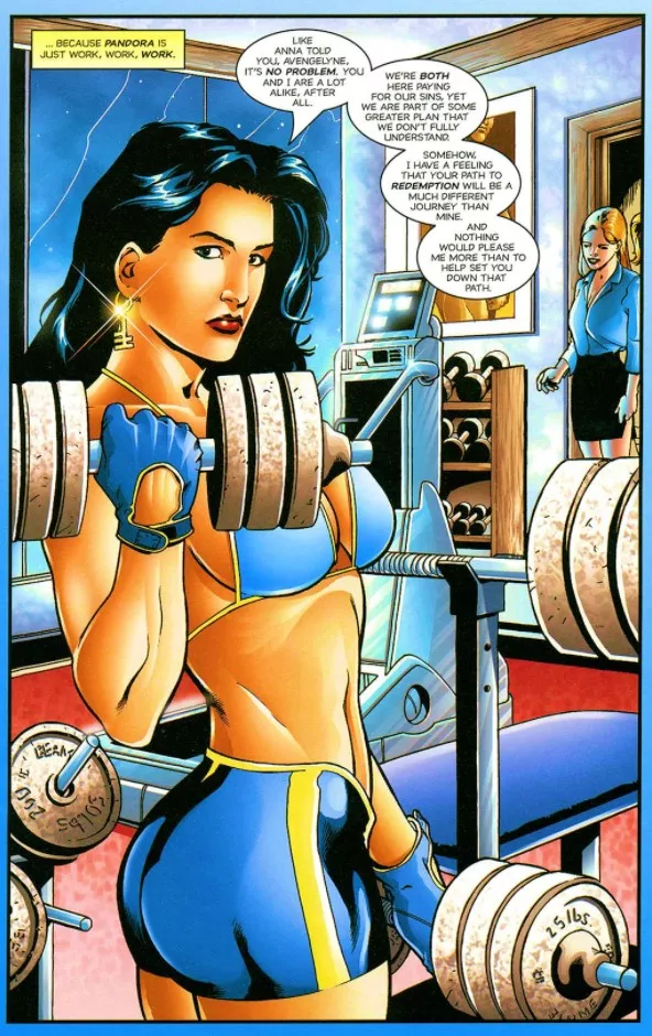 Pandora's Workout [Avengelyne: Bad Blood #0]