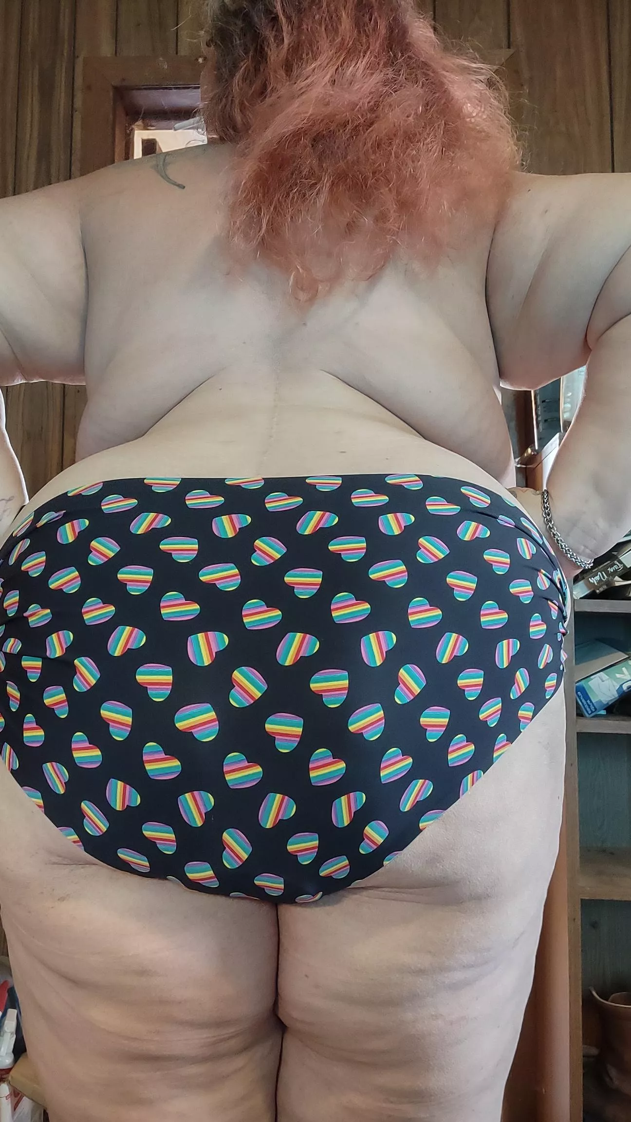 Panty clad ass, ain't it glorious? Panty clad ass, ain't it glorious?