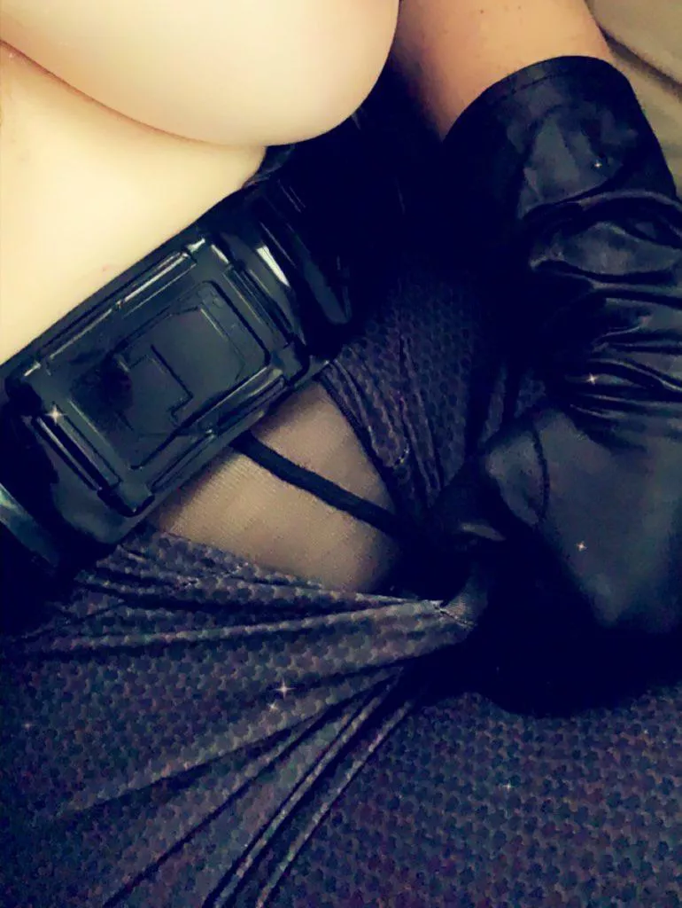Pantyhose under my costume. Pantyhose under my costume.