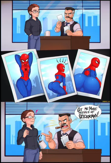 PARKER GET ME MORE PICTURES OF SPIDER-MAN!!! (Shadbase) PARKER GET ME MORE PICTURES OF SPIDER-MAN!!! (Shadbase)