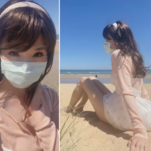 Passersby at the beach mistook me for a girl and one even asked me for a swim! 😅💕 Passersby at the beach mistook me for a girl and one even asked me for a swim! 😅💕