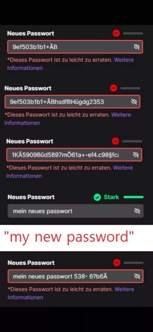 Passwords might need a rework no?