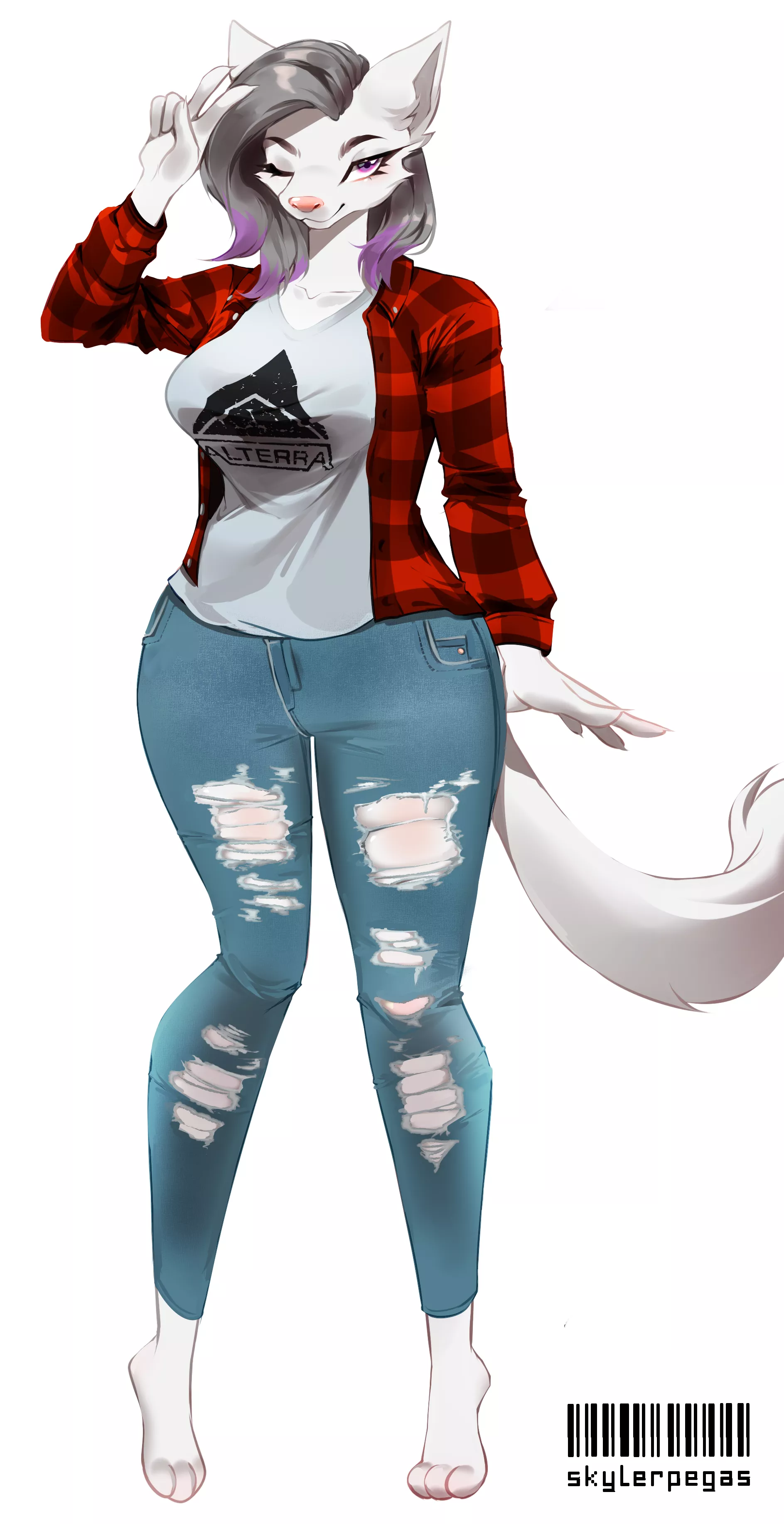 peace n.n ( art by me @SkylerPegas )