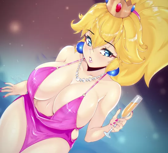 Peach - A Peachy New Year (Darkmoney1) [Super Mario Bros.]