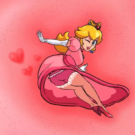 Peach's Butt Attack By PepperTroopa Peach's Butt Attack By PepperTroopa