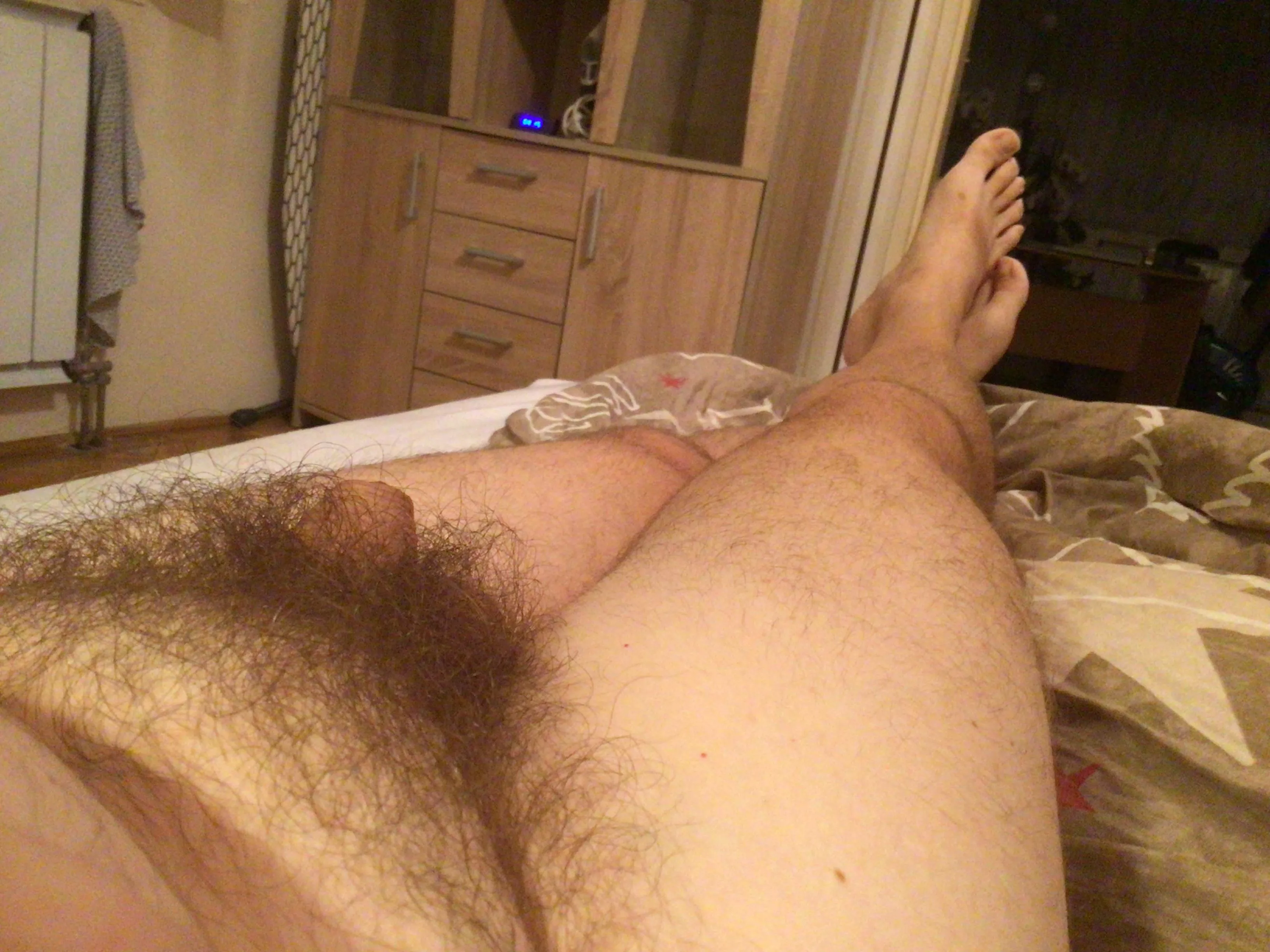 Penis lost in the bush