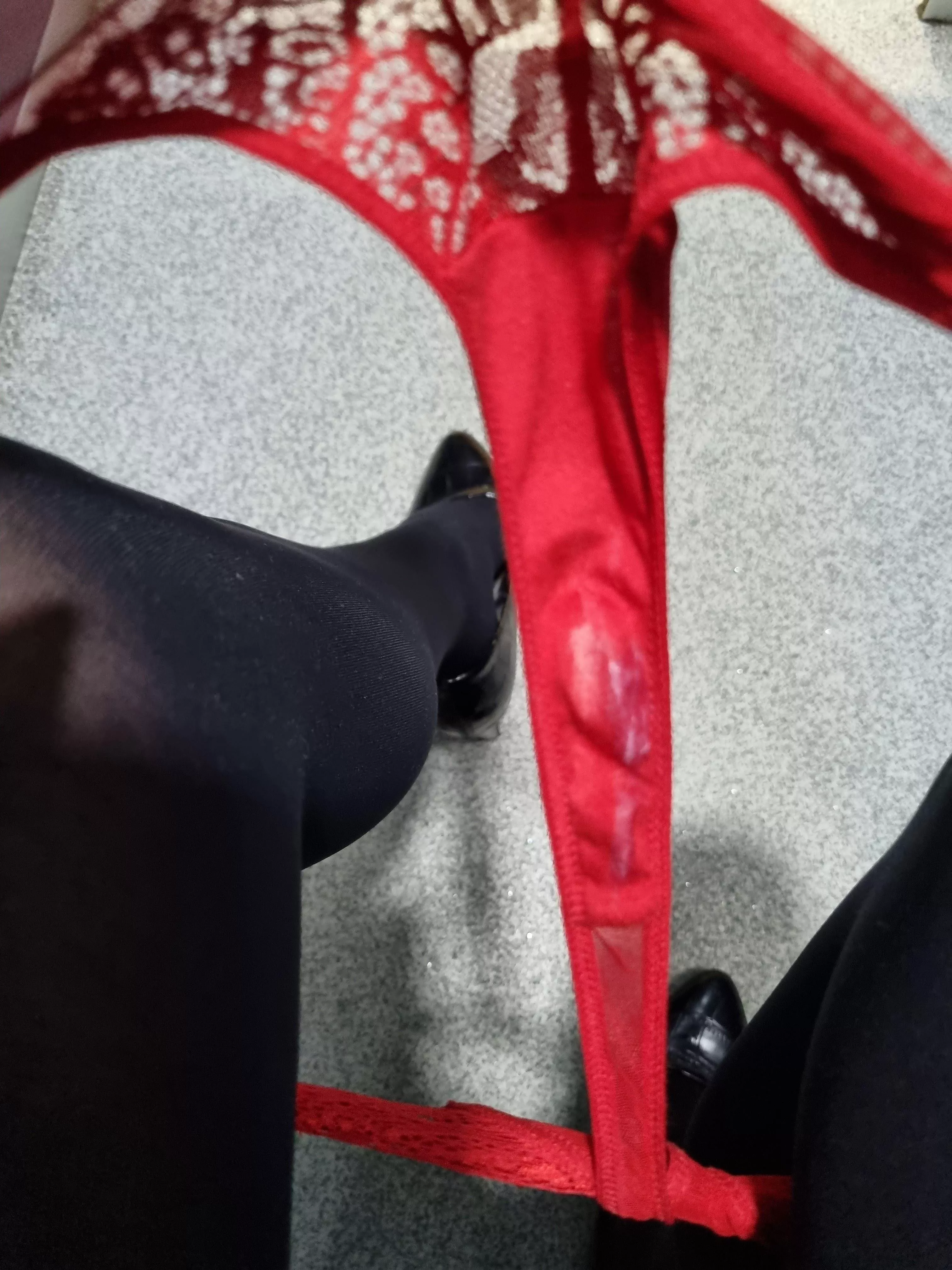 Perfect panties....worn all day at work! taste my sweet juices 💦