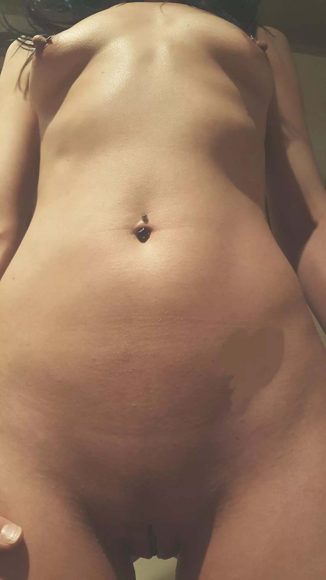 Perky, pierced and suckable. Perky, pierced and suckable.