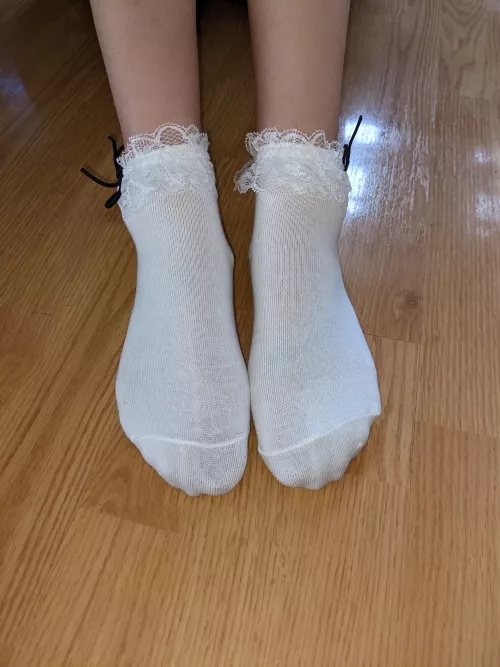 Petite white socks π₯°π₯°π₯°