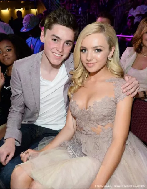 Peyton list showing off Peyton list showing off