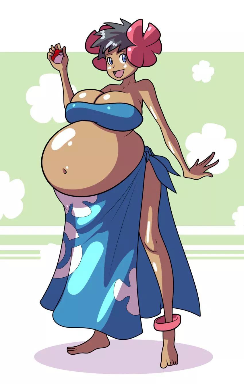 Phoebe’s Belly And Bust Are Engorged From Pregnancy - [Axel-Rosered]