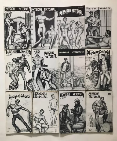 Physique Pictorial Tom of Finland cover issues.