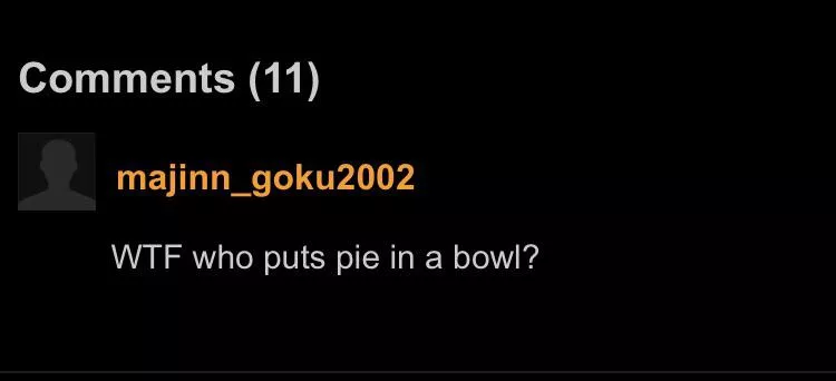 Pie in a bowl? Pie in a bowl?