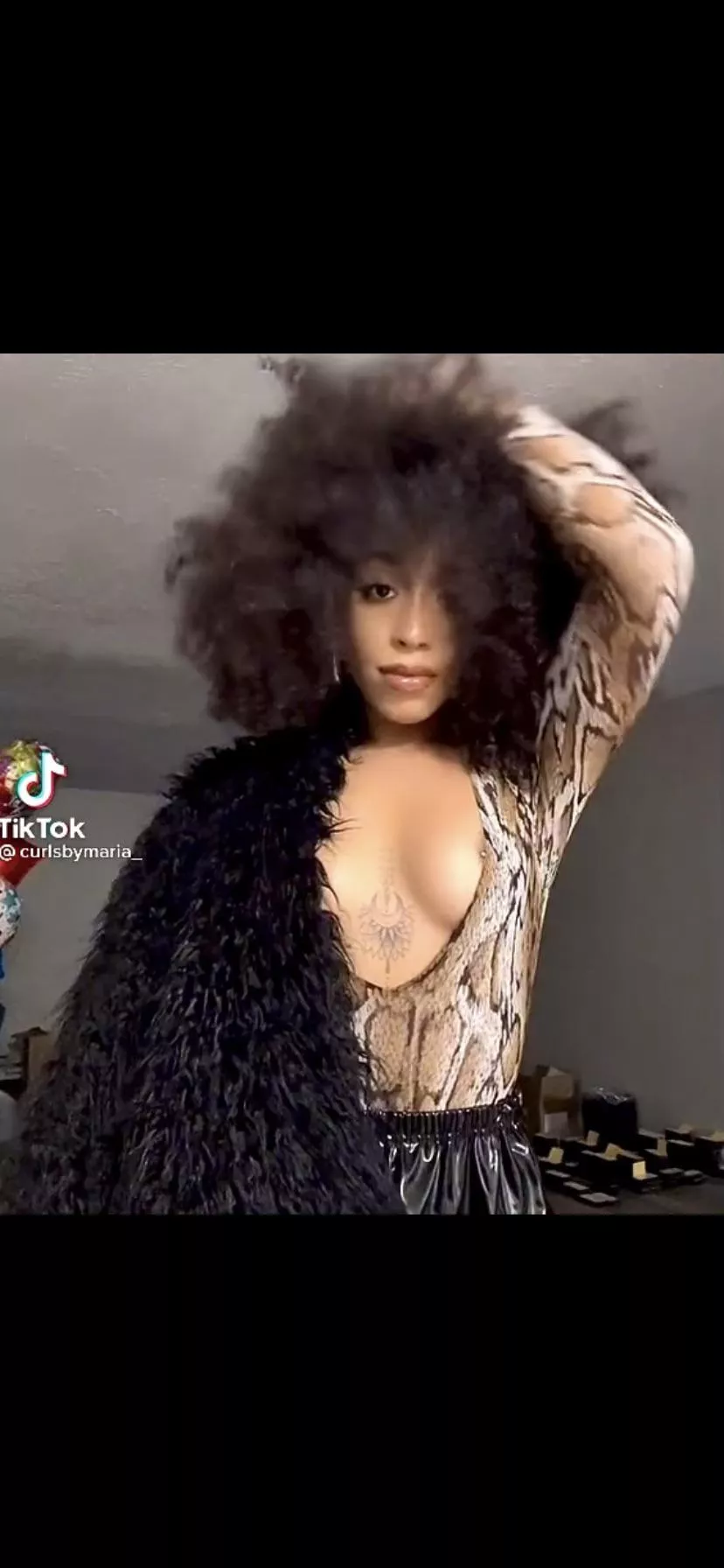 Pierced nip slip. Lots of see through on her page