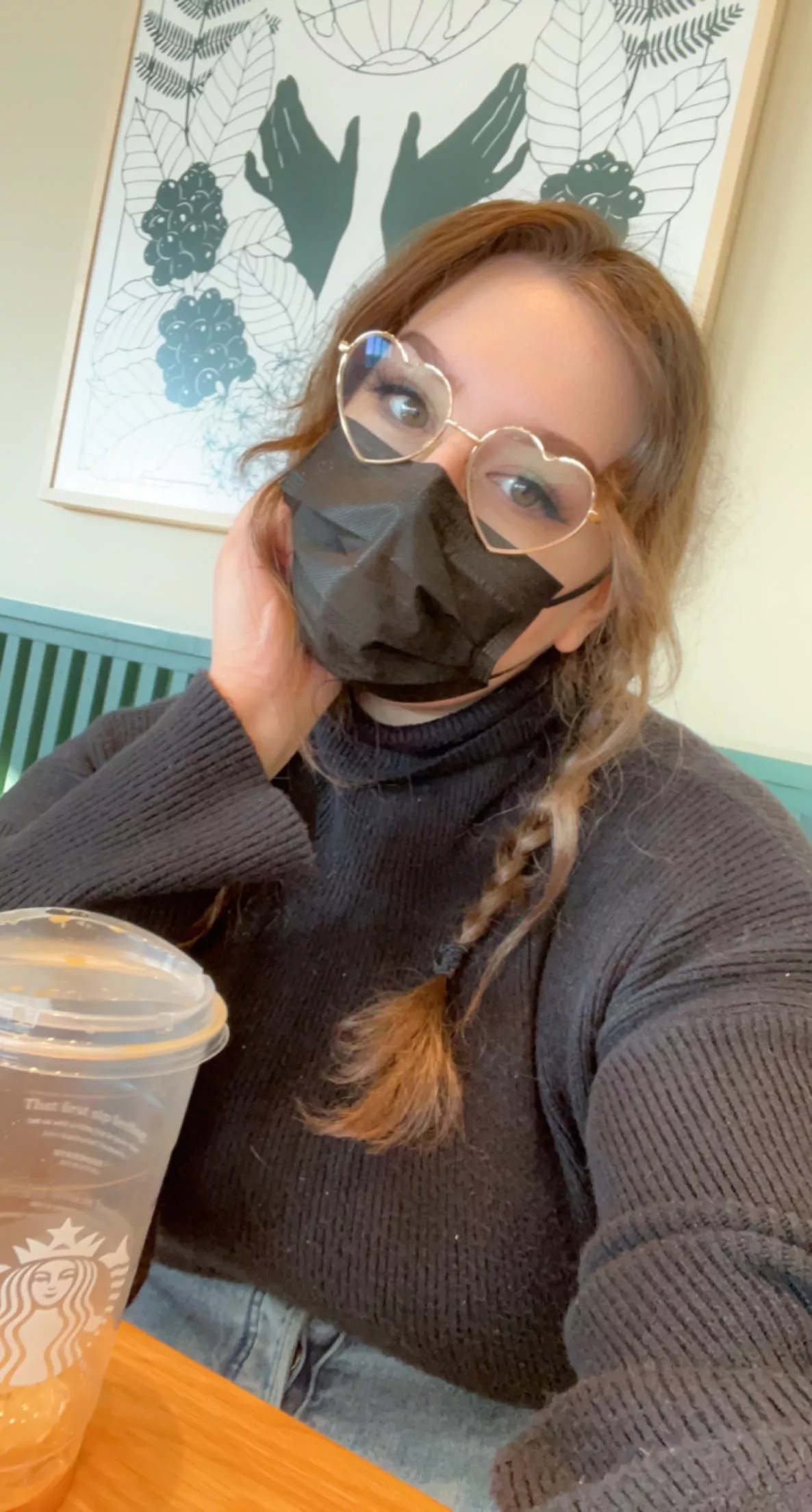 pigtails at work = undercover little space.