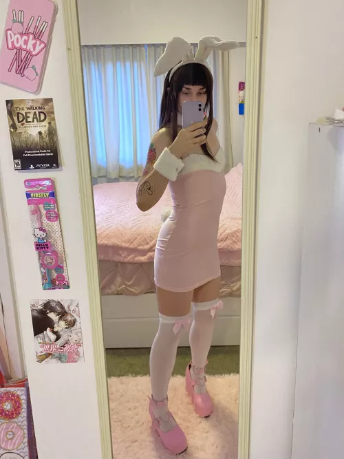 Pink bunny boy 🐇🌸🎀 Pink bunny boy 🐇🌸🎀