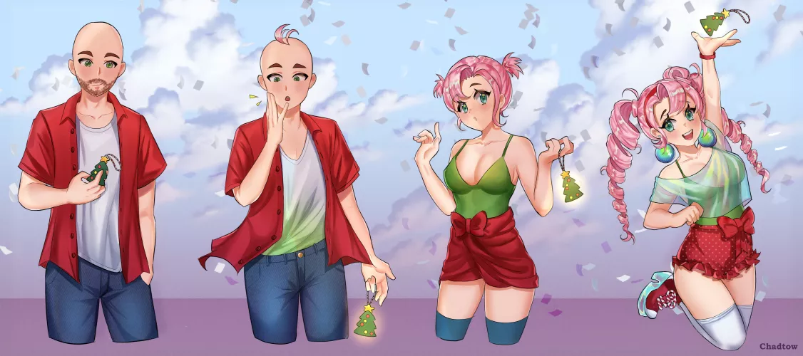 Pink Christmas Energy by Chadtow