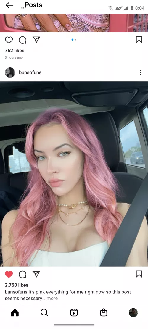Pink Hair love it