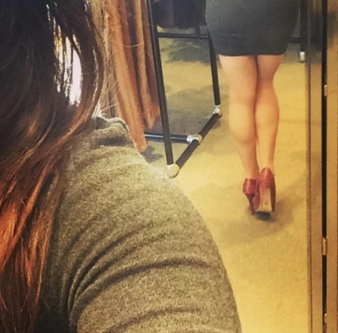 Pink velvet pumps Pink velvet pumps