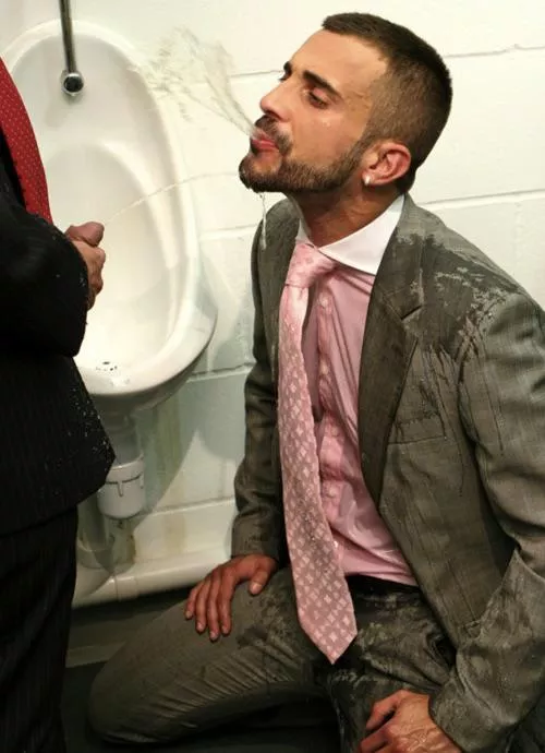 “Piss n suits” ...