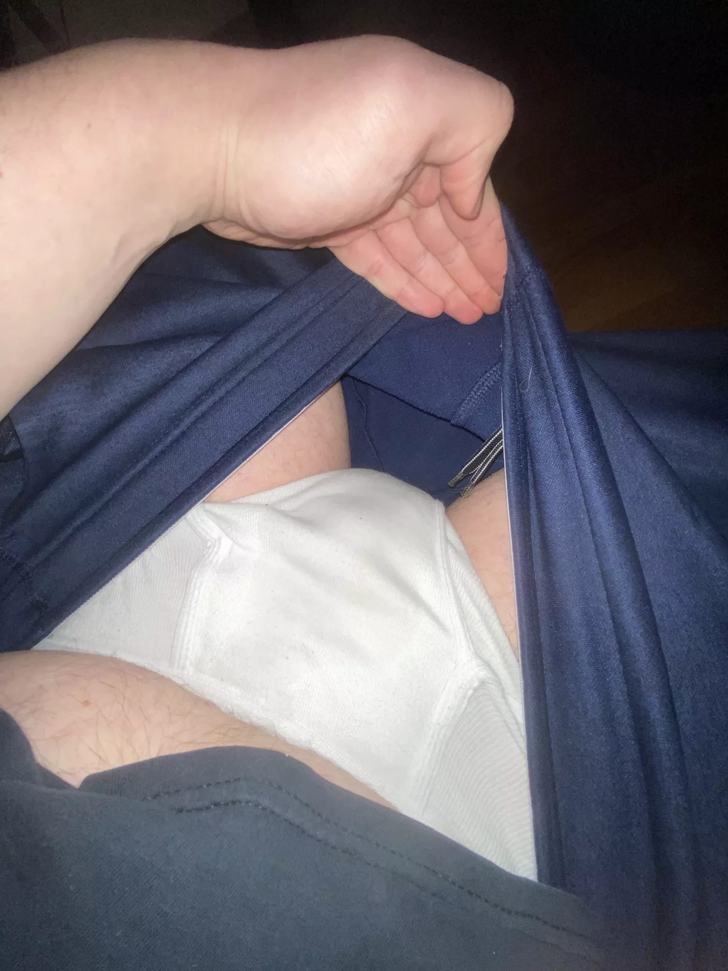 Pissing my tighty whities in my office chair. Pissing my tighty whities in my office chair.