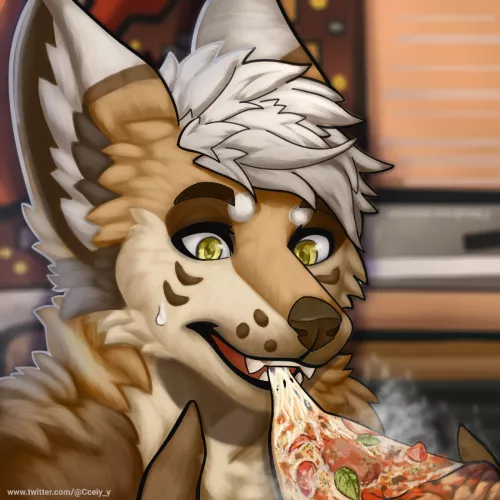 Pizza time ?? - New artwork comission - art by me on Twitter(@Cceiy_y)