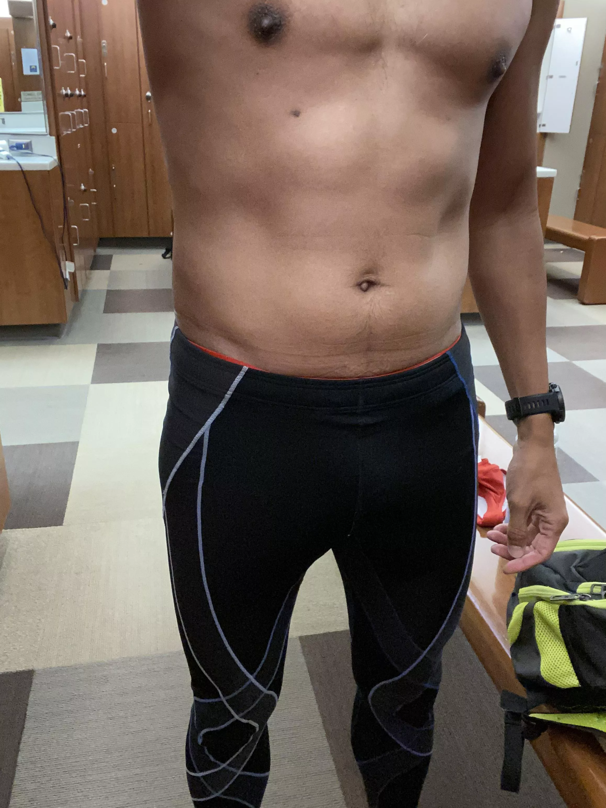 Plan called for a 5K Time Trial (in 28Β° weather). Is that a red Team-inspired jock? Definitely! Plan called for a 5K Time Trial (in 28Β° weather). Is that a red Team-inspired jock? Definitely!