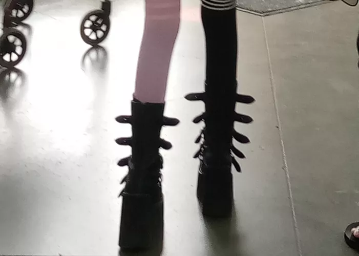 Platform Boots @ Goodwill Tucson AZ