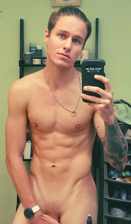 Play with my piercings right and I'll be yours